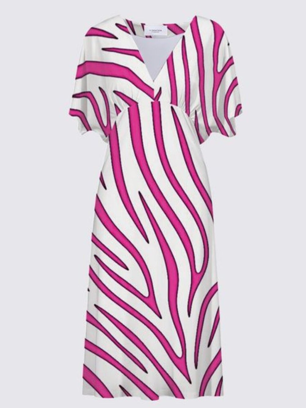 Red Stripes Sarah V-Neck Dress – Preorder